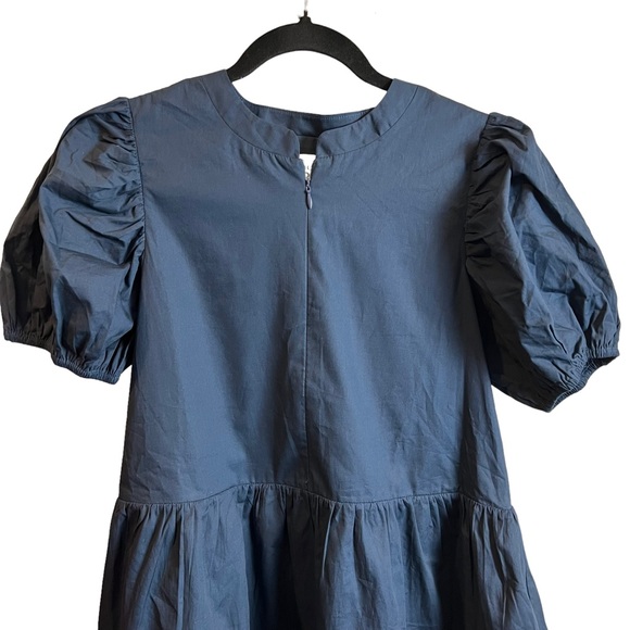 Tuckernuck Hyacinth house Zipper mini Ellie dress Ladies size xs Navy blue - Picture 3 of 11